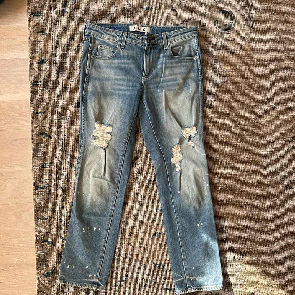 AMO distressed denim pants